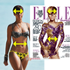 Illustration for article titled emElle/em: Rihannas Waist Gets Whittled Via Photoshop